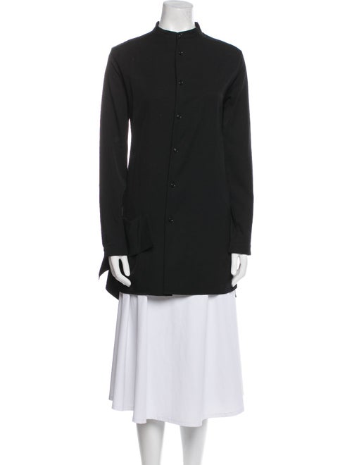 Y's by Yohji Yamamoto Wool Mock Neck Tunic