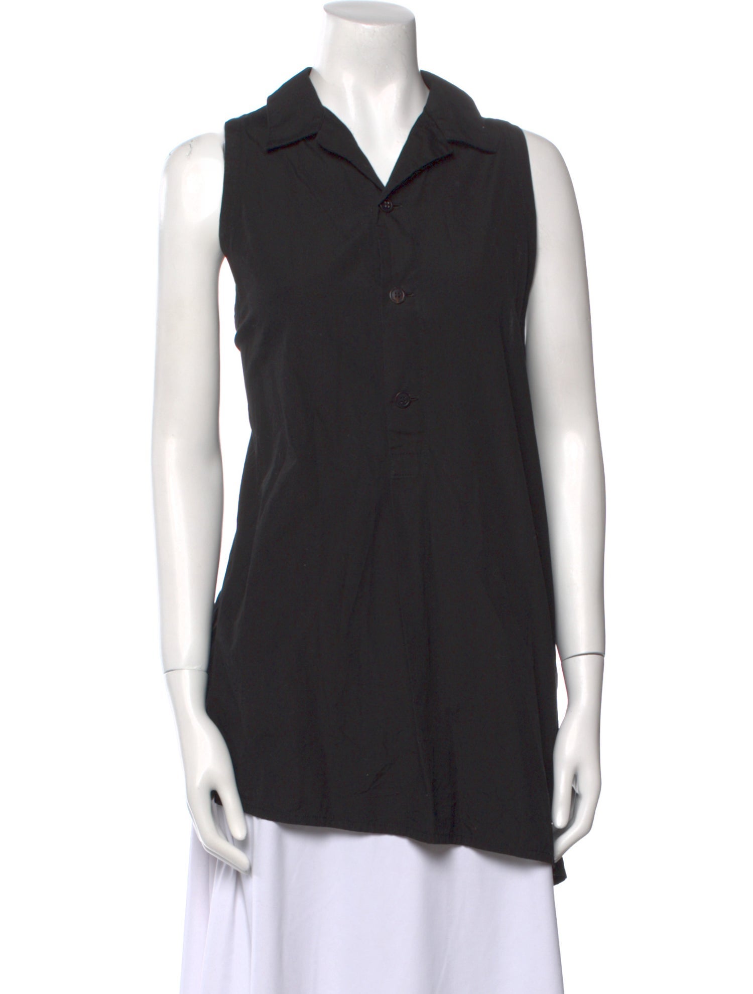 Y's by Yohji Yamamoto V-Neck Sleeveless Top
