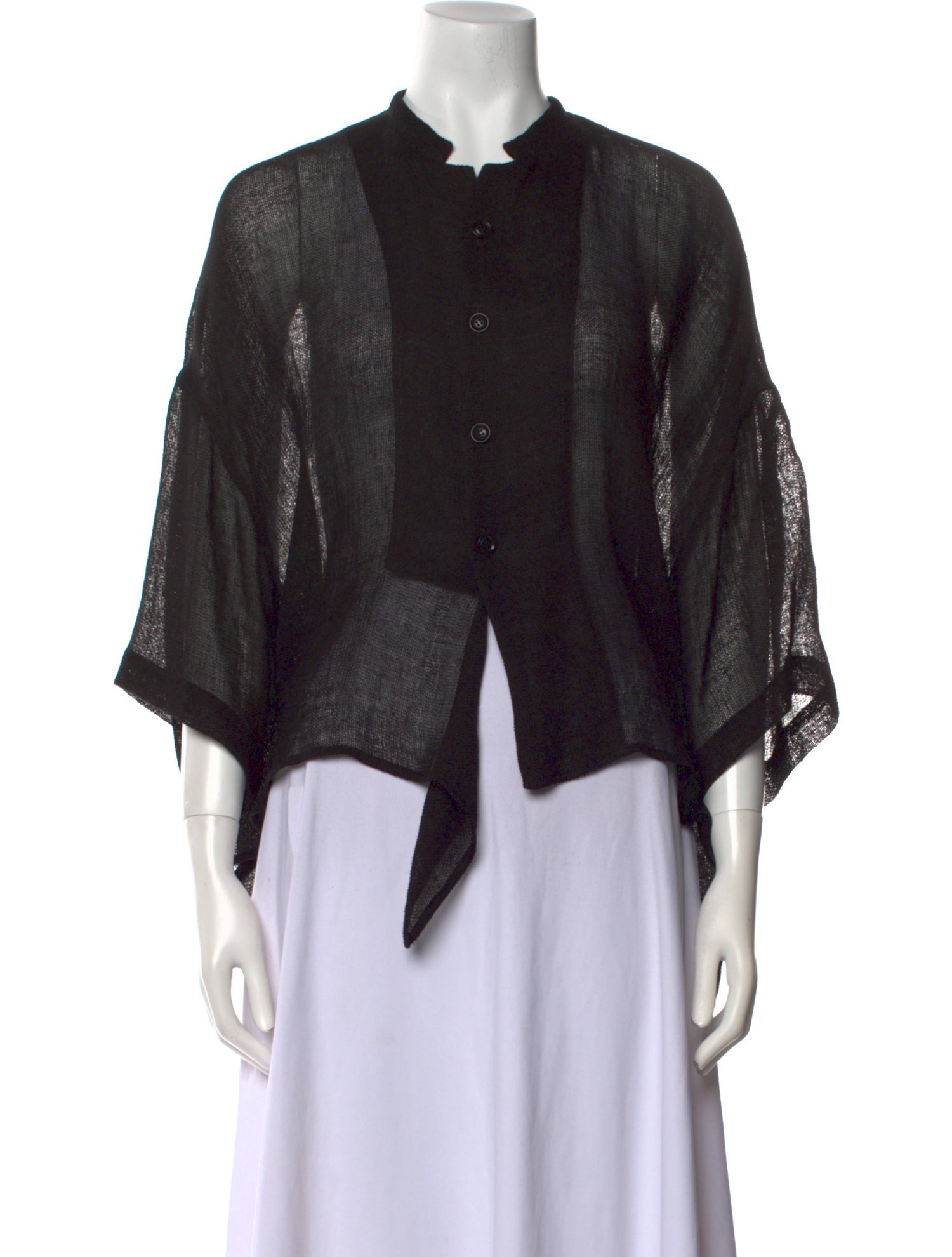 Y's by Yohji Yamamoto Linen Crew Neck Sweater