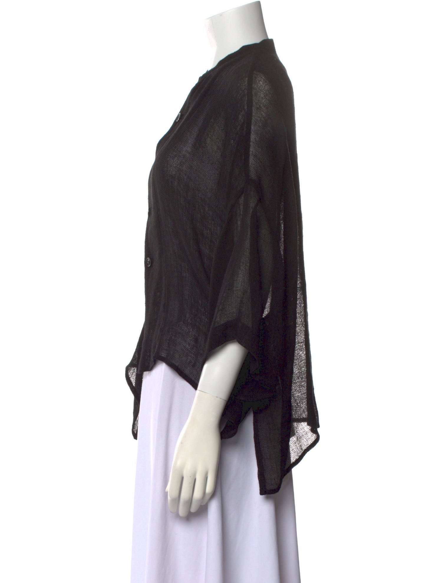 Y's by Yohji Yamamoto Linen Crew Neck Sweater