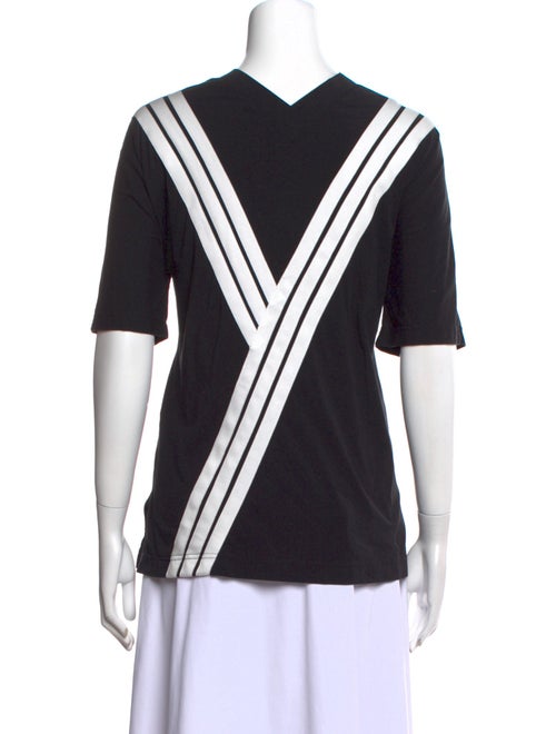 Y's by Yohji Yamamoto Mock Neck Short Sleeve T-Shirt