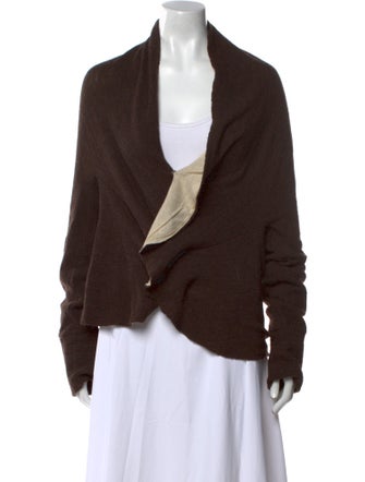 Y's by Yohji Yamamoto Wool Cowl Neck Blouse