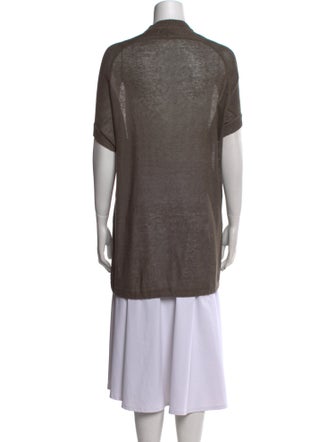 Y's by Yohji Yamamoto Linen Scoop Neck Sweater