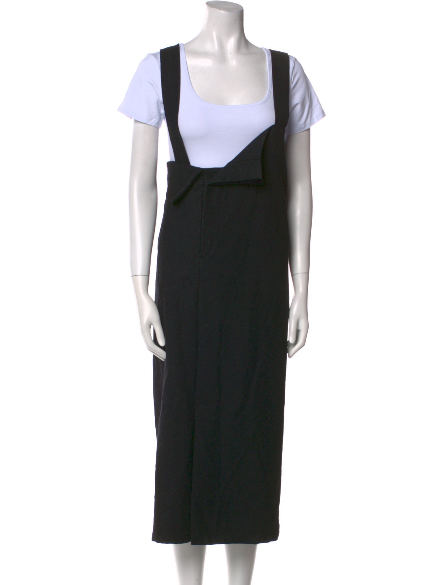 Y's by Yohji Yamamoto Wool Midi Length Dress