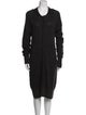 Y's by Yohji Yamamoto Wool Midi Length Dress