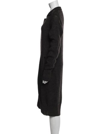 Y's by Yohji Yamamoto Wool Midi Length Dress