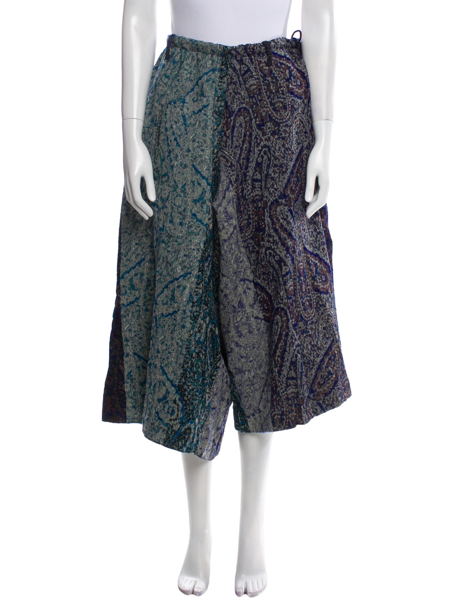 Y's by Yohji Yamamoto Wool Wide Leg Pants