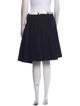 Y's by Yohji Yamamoto Wool Knee-Length Skirt