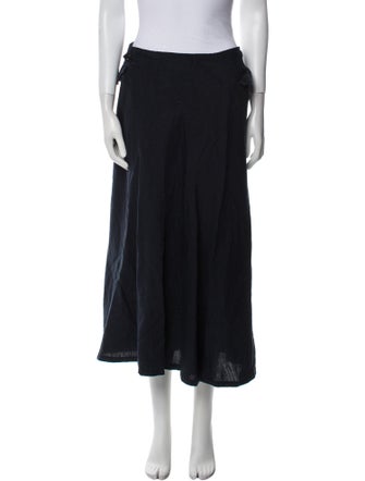 Y's by Yohji Yamamoto Linen Midi Length Skirt