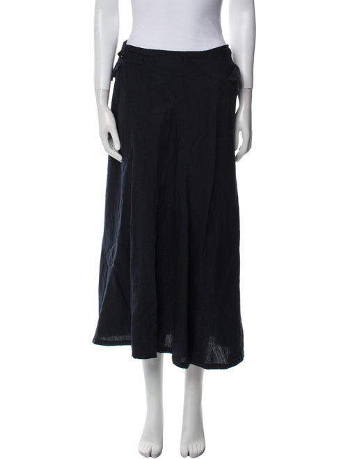 Y's by Yohji Yamamoto Linen Midi Length Skirt