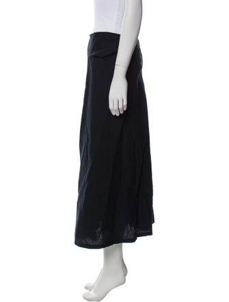 Y's by Yohji Yamamoto Linen Midi Length Skirt