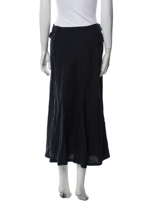 Y's by Yohji Yamamoto Linen Midi Length Skirt