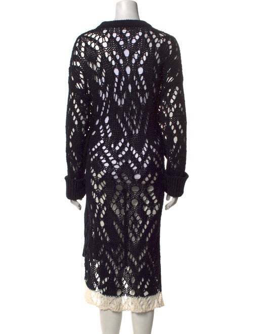 Y's by Yohji Yamamoto Printed Midi Length Dress