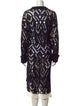 Y's by Yohji Yamamoto Printed Midi Length Dress