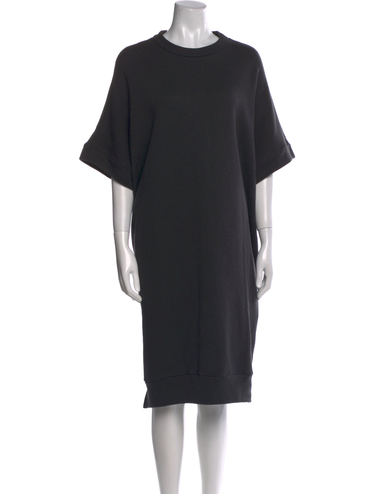 Y's by Yohji Yamamoto Crew Neck Knee-Length Dress