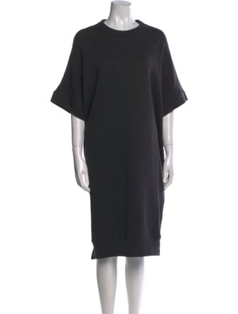 Y's by Yohji Yamamoto Crew Neck Knee-Length Dress