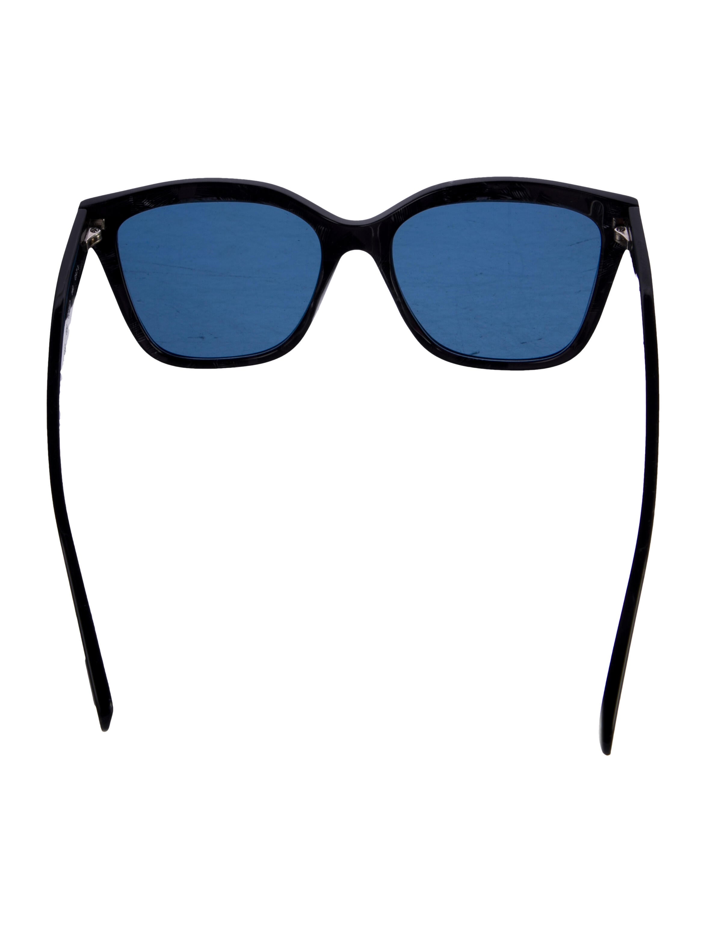 Y's by Yohji Yamamoto Wayfarer Tinted Sunglasses