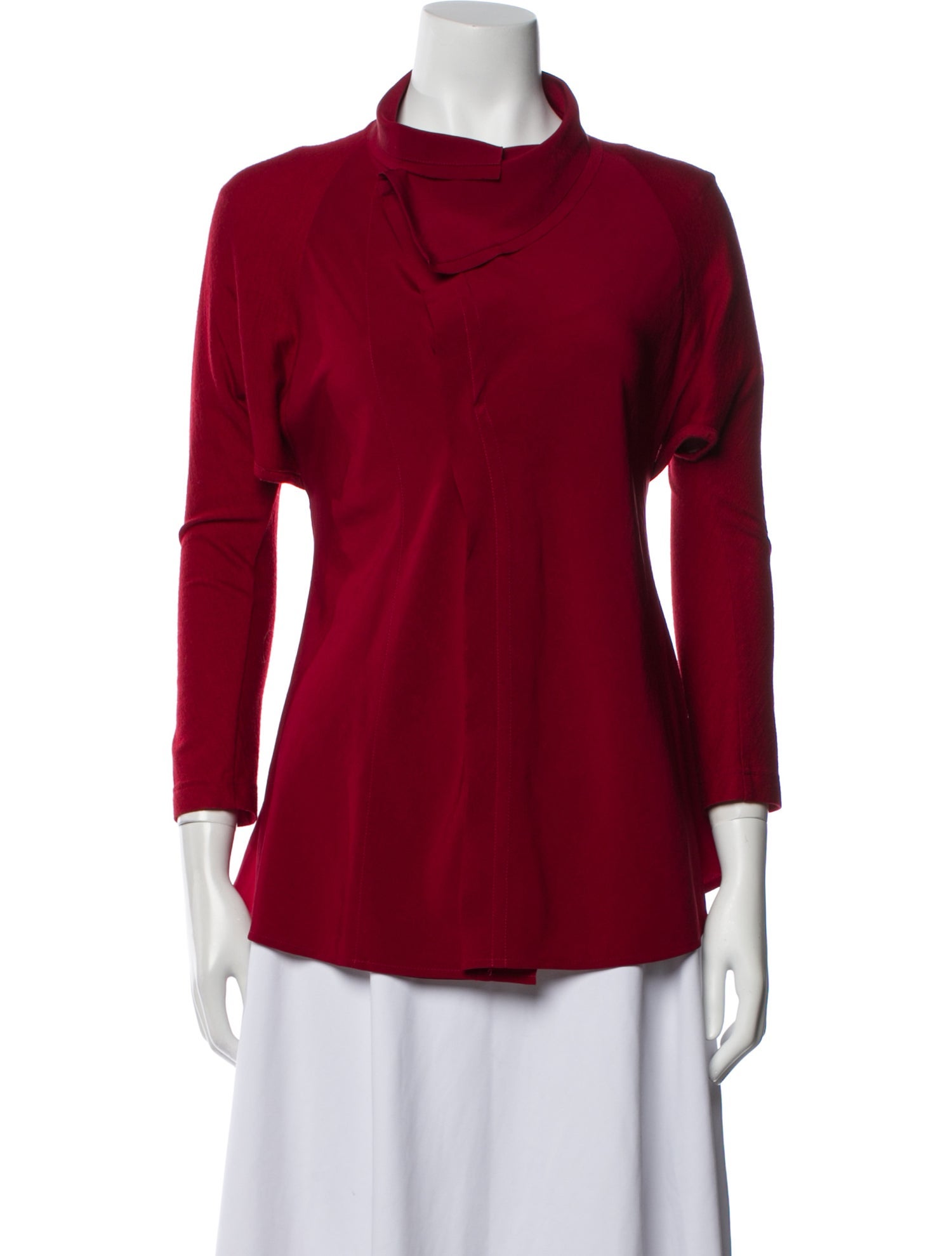 Y's by Yohji Yamamoto 2014 Mock Neck Blouse