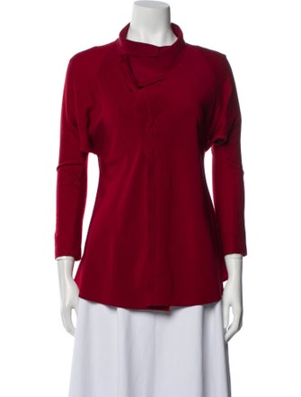 Y's by Yohji Yamamoto 2014 Mock Neck Blouse