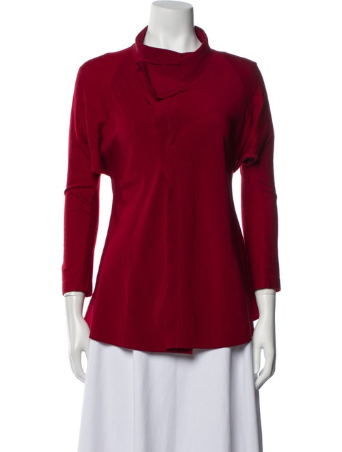 Y's by Yohji Yamamoto 2014 Mock Neck Blouse