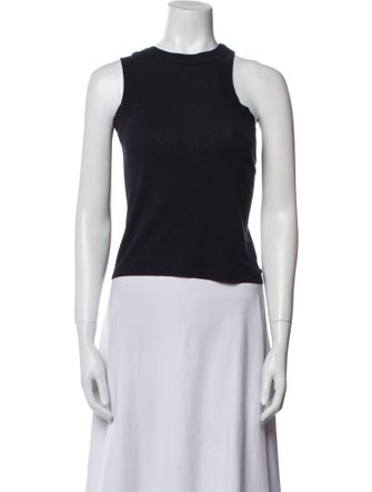 Y's by Yohji Yamamoto Crew Neck Sleeveless Top