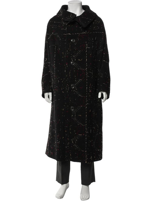 Y's by Yohji Yamamoto Wool Tweed Pattern Parka