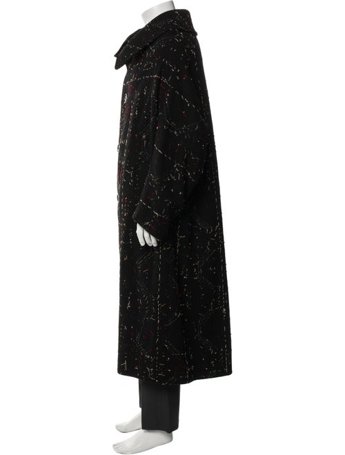 Y's by Yohji Yamamoto Wool Tweed Pattern Parka