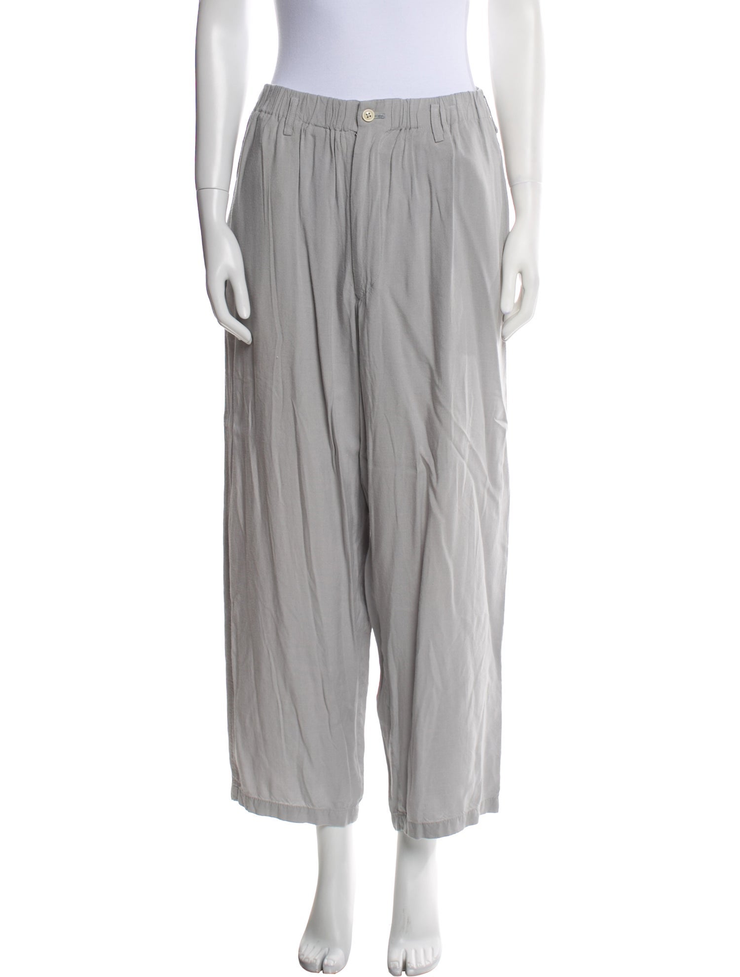 Y's by Yohji Yamamoto Bamboo Wide Leg Pants