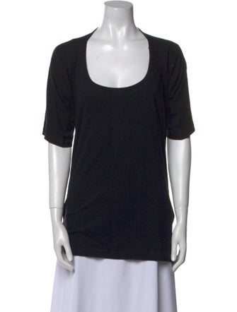 Y's by Yohji Yamamoto Scoop Neck Short Sleeve T-Shirt