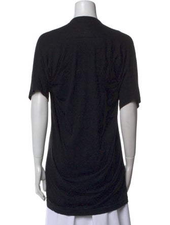 Y's by Yohji Yamamoto Scoop Neck Short Sleeve T-Shirt