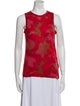 Y's by Yohji Yamamoto Wool Printed Top