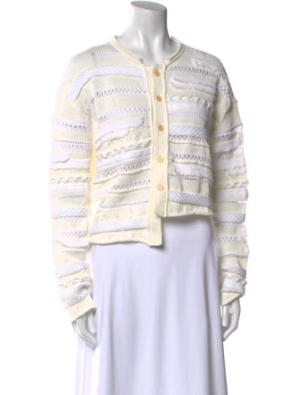 Y's by Yohji Yamamoto Striped Crew Neck Sweater