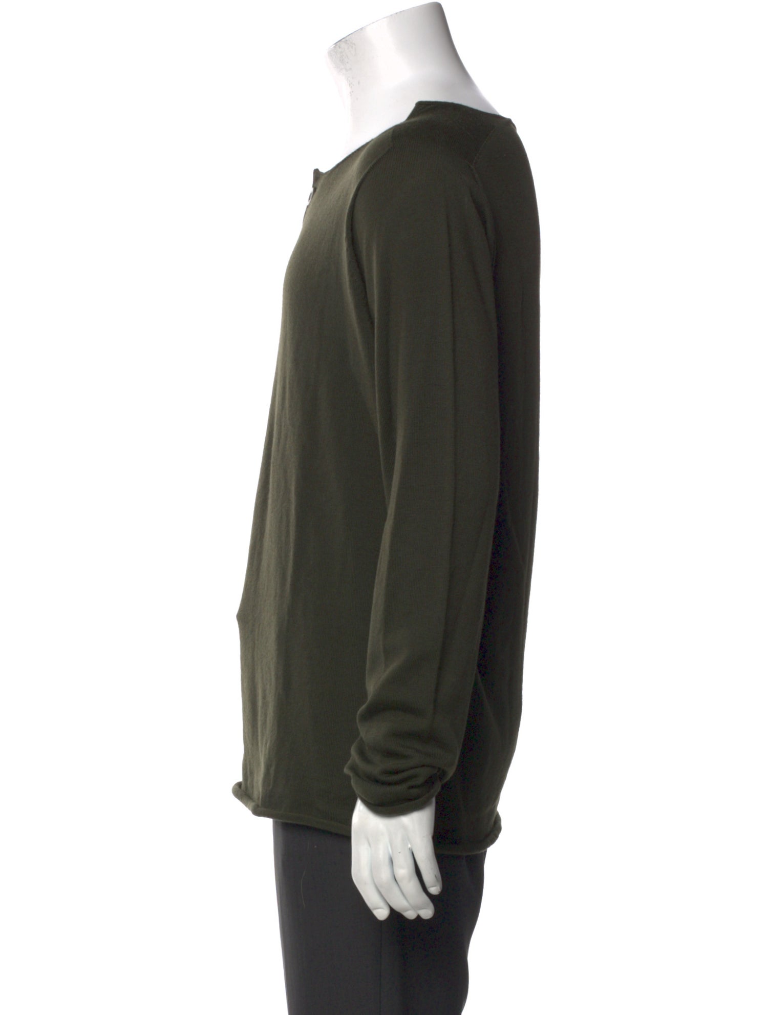 Y's by Yohji Yamamoto Wool Scoop Neck Pullover w/ Tags