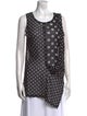 Y's by Yohji Yamamoto Polka Dot Print Scoop Neck Tunic