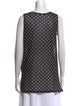 Y's by Yohji Yamamoto Polka Dot Print Scoop Neck Tunic