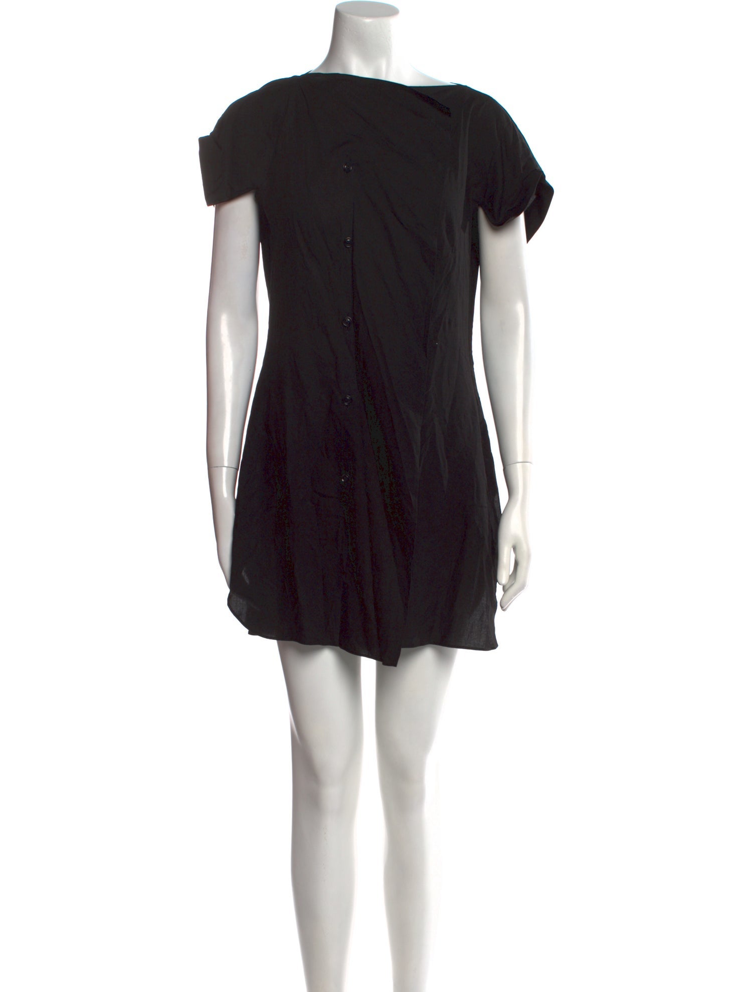 Y's by Yohji Yamamoto Asymmetrical Mini Dress