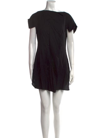 Y's by Yohji Yamamoto Asymmetrical Mini Dress