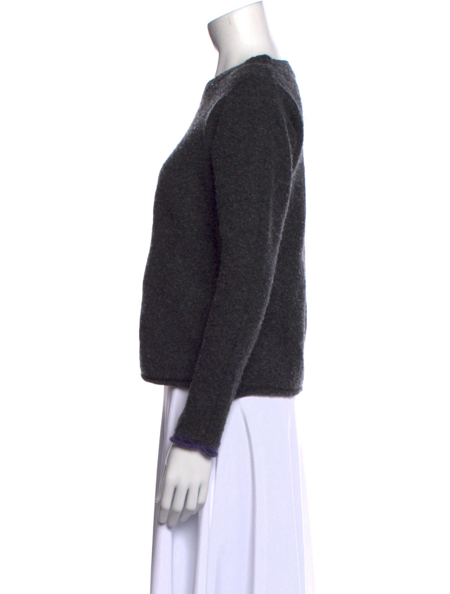 Y's by Yohji Yamamoto Wool Crew Neck Sweatshirt