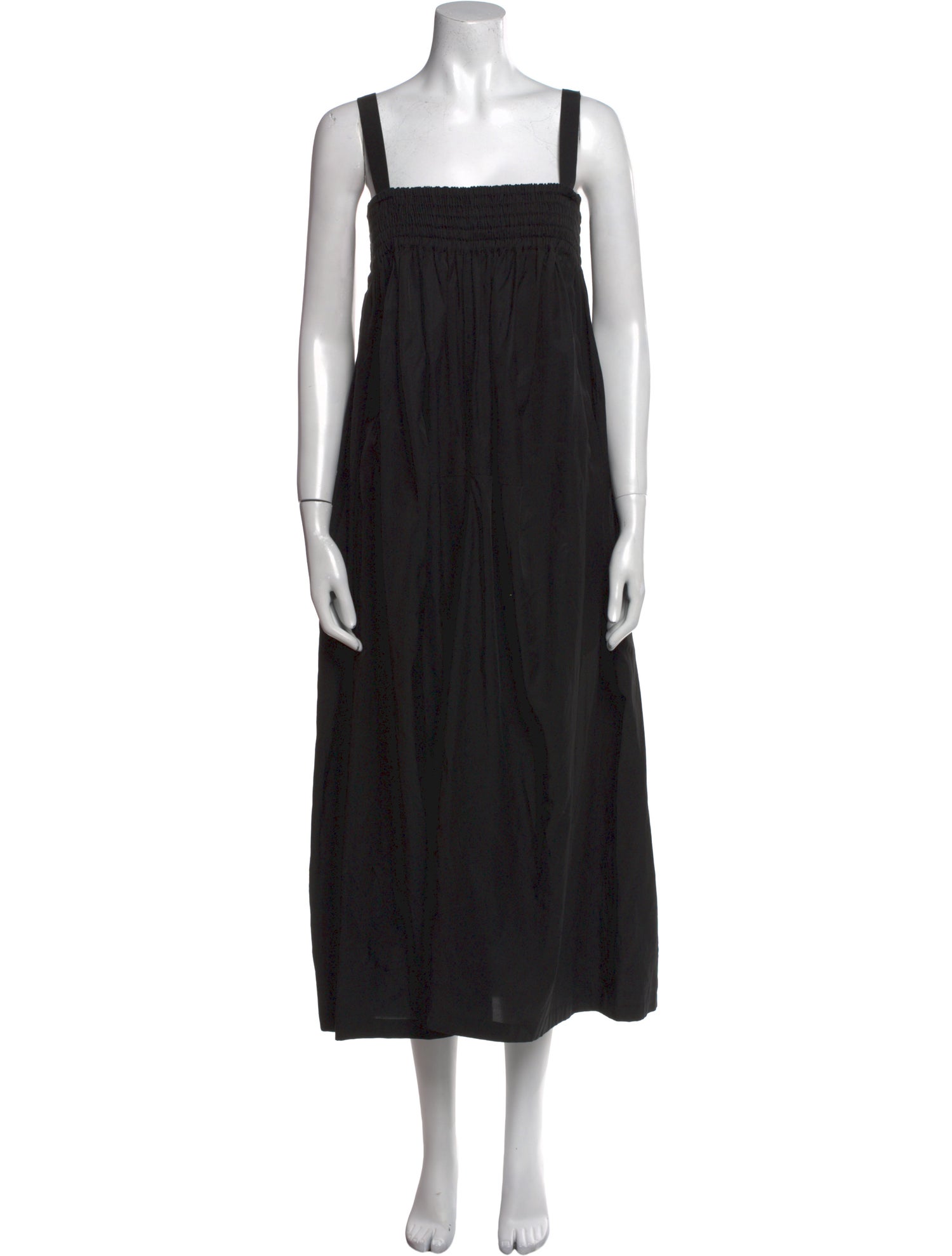 Y's by Yohji Yamamoto Square Neckline Knee-Length Dress