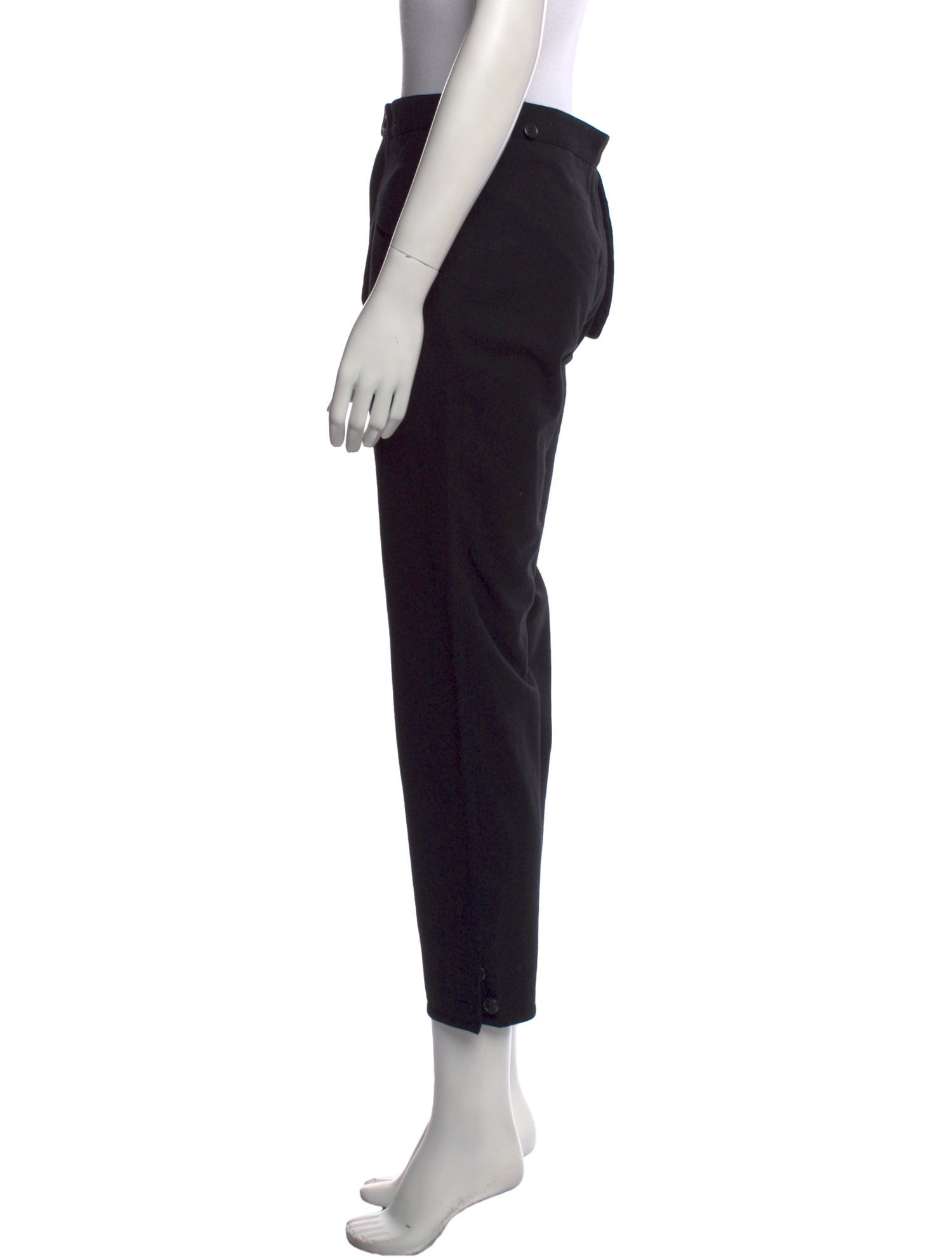Y's by Yohji Yamamoto Wool Straight Leg Pants