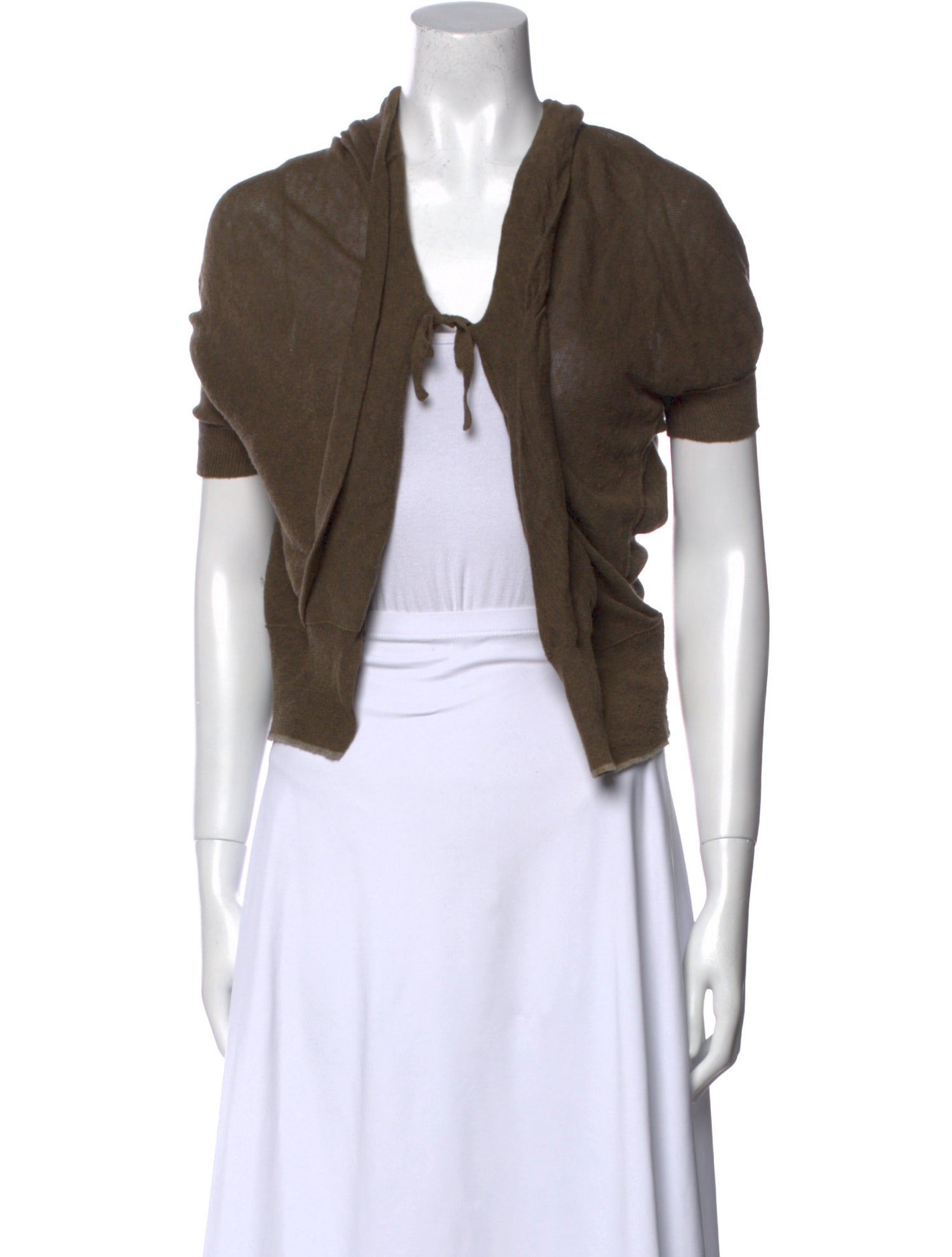 Y's by Yohji Yamamoto Open Front Sweater