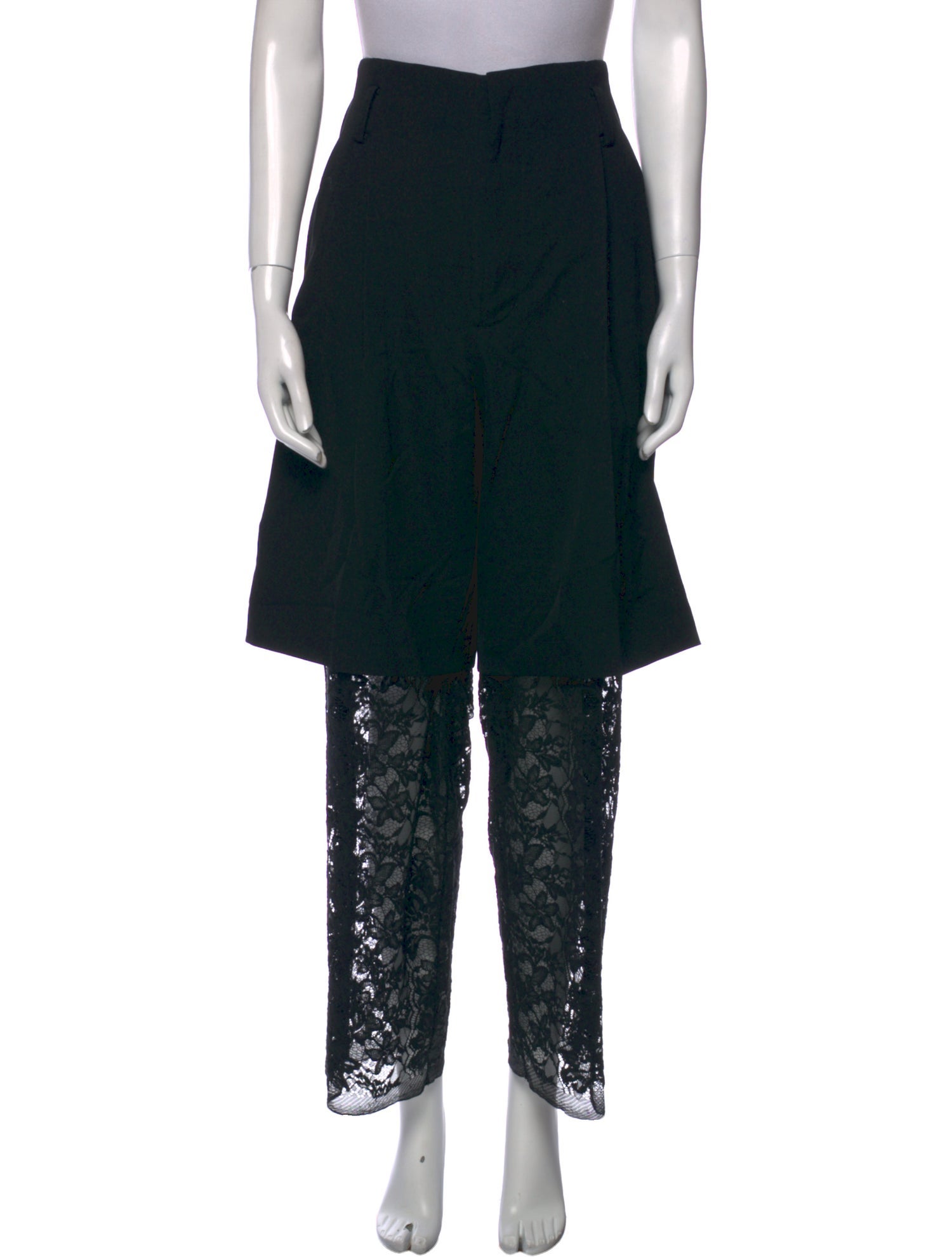 Y's by Yohji Yamamoto Wool Wide Leg Pants