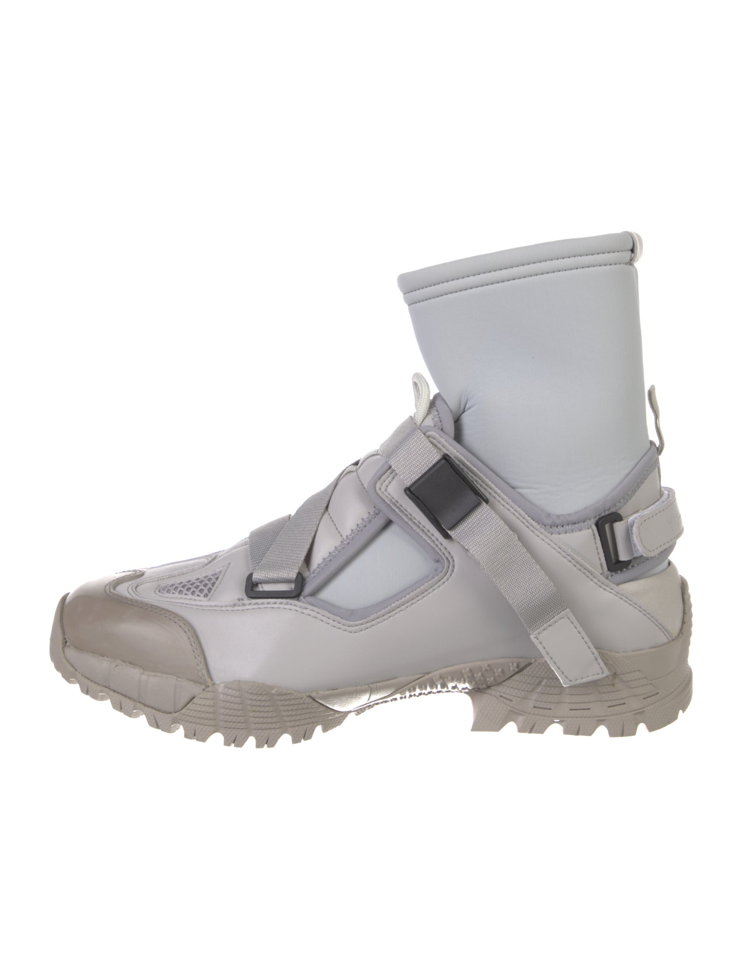 Yume Yume Leather Colorblock Pattern Boots