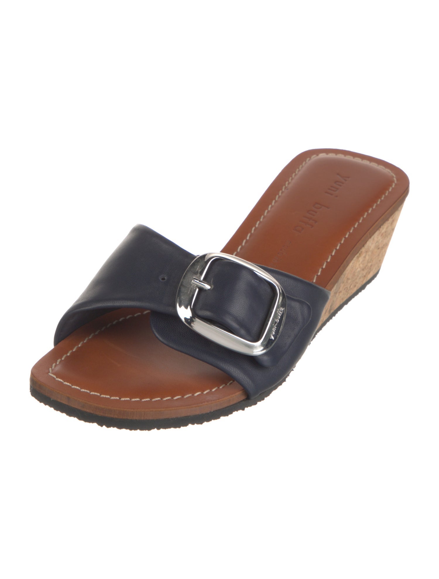 Yuni Buffa Leather Slides
