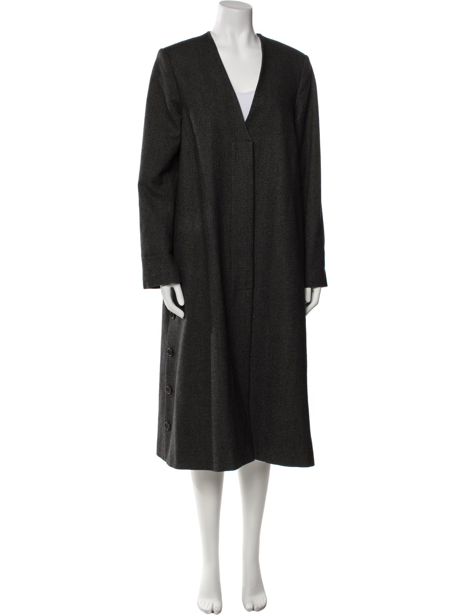 Yune Ho Plaid Print Jacket