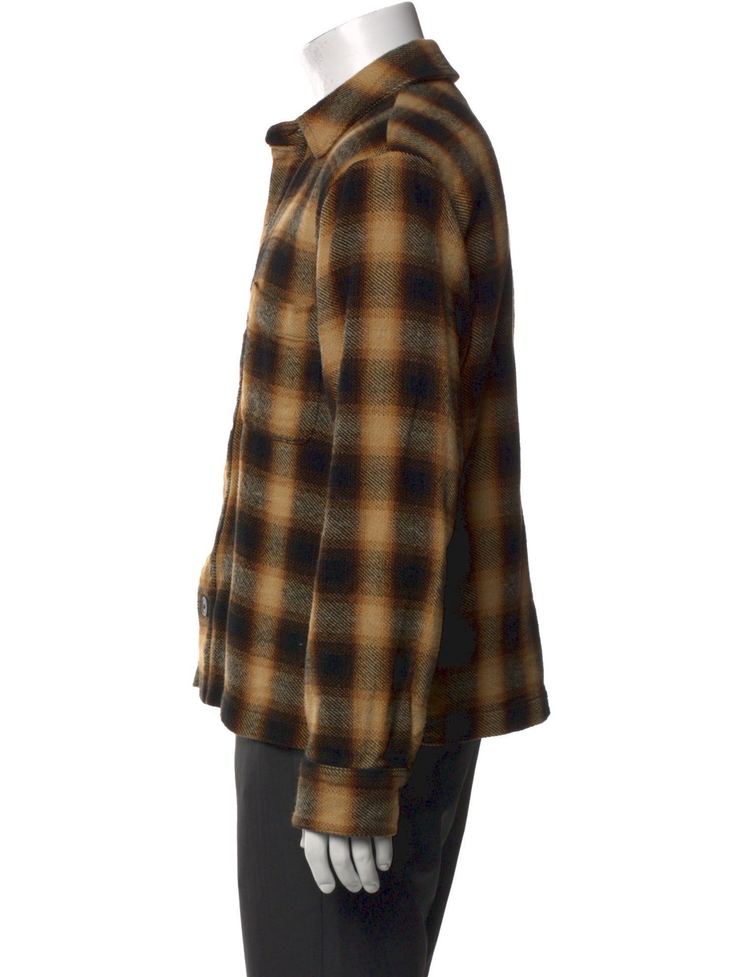 Yony Plaid Print Long Sleeve Shirt