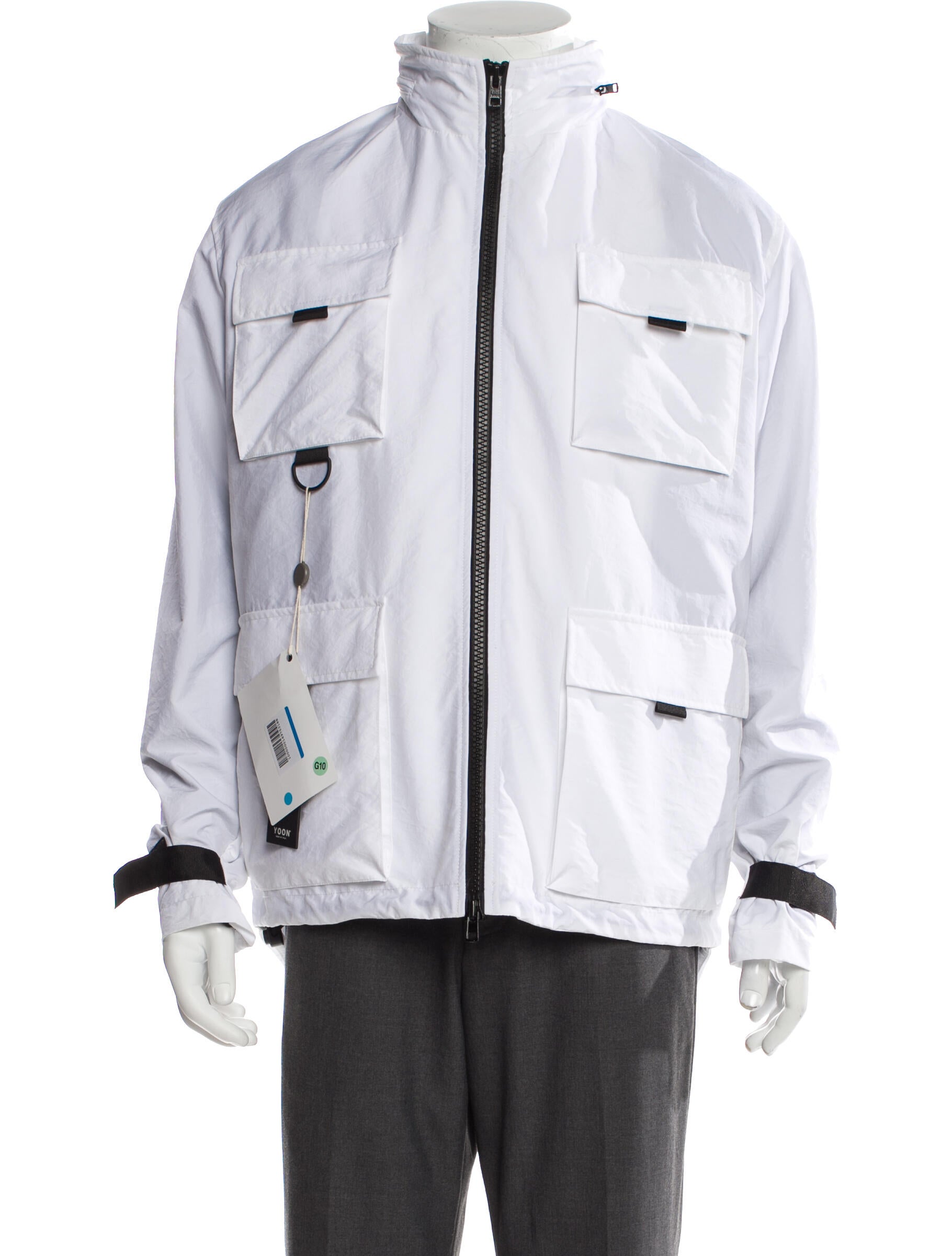 Yoon Colorblock Pattern Windbreaker