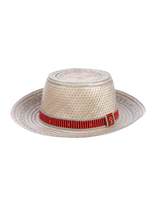 Yosuzi Raffia Sun Hat Grey
