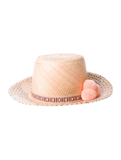 Yosuzi Straw Wide Brim Hat Beige