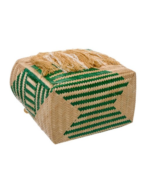 Yosuzi Raffia Top Handle Bag